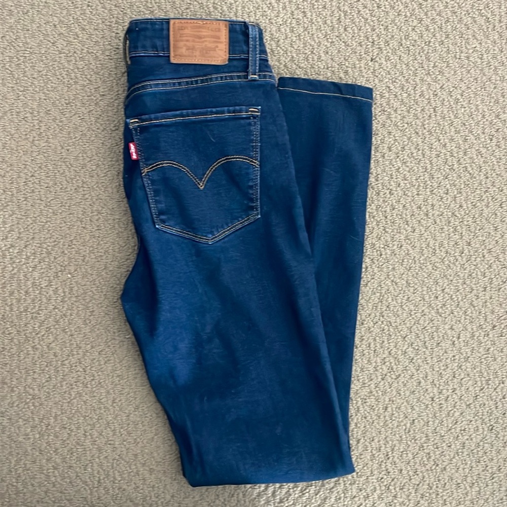 LEVIS 721 high rise skinny jeans